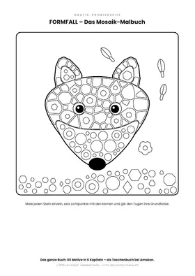Gratis-Ausmalseite Fuchs